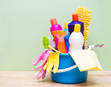 What aspects of the home are causing concern when it comes to cleaning? 