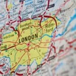 Detailed map of London highlighting key areas and roads for property management.
